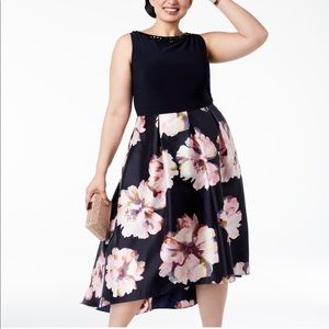 SL Fashions A-Line FlareFun and Floral Dress